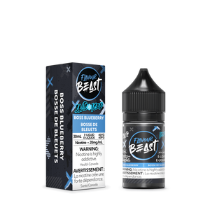 Flavour Beast ICE Salt Nic Vape Juice - Boss Blueberry (30ml)