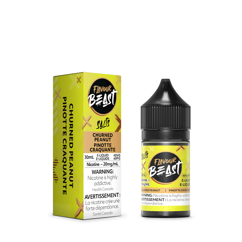 Flavour Beast Salt Nic Vape Juice - Churned Peanut (30ml)