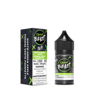 Flavour Beast Salt Nic Vape Juice - Gusto Green Apple (30ml)