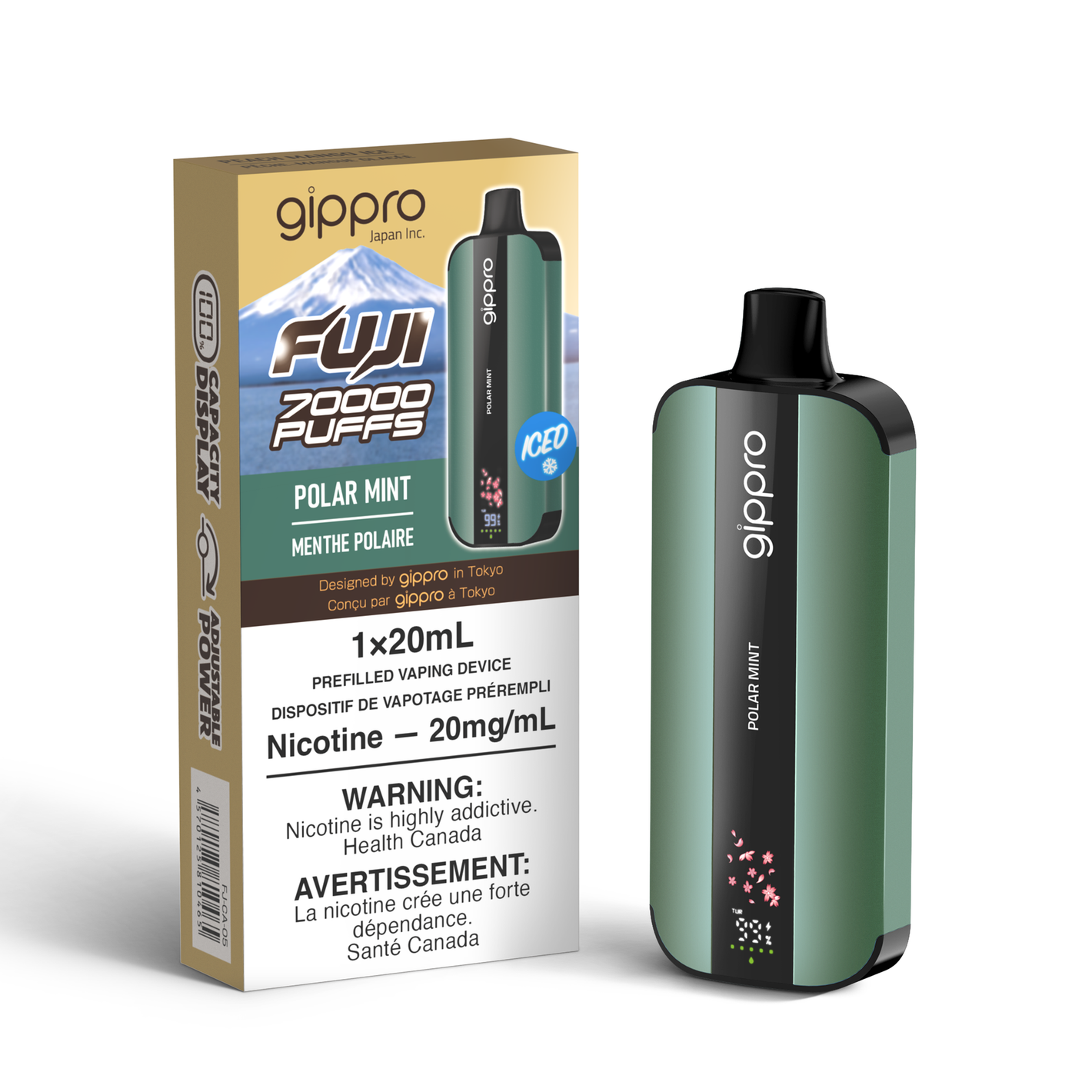 Gippro Fuji 70K Puffs Disposable Vape - Polar mint