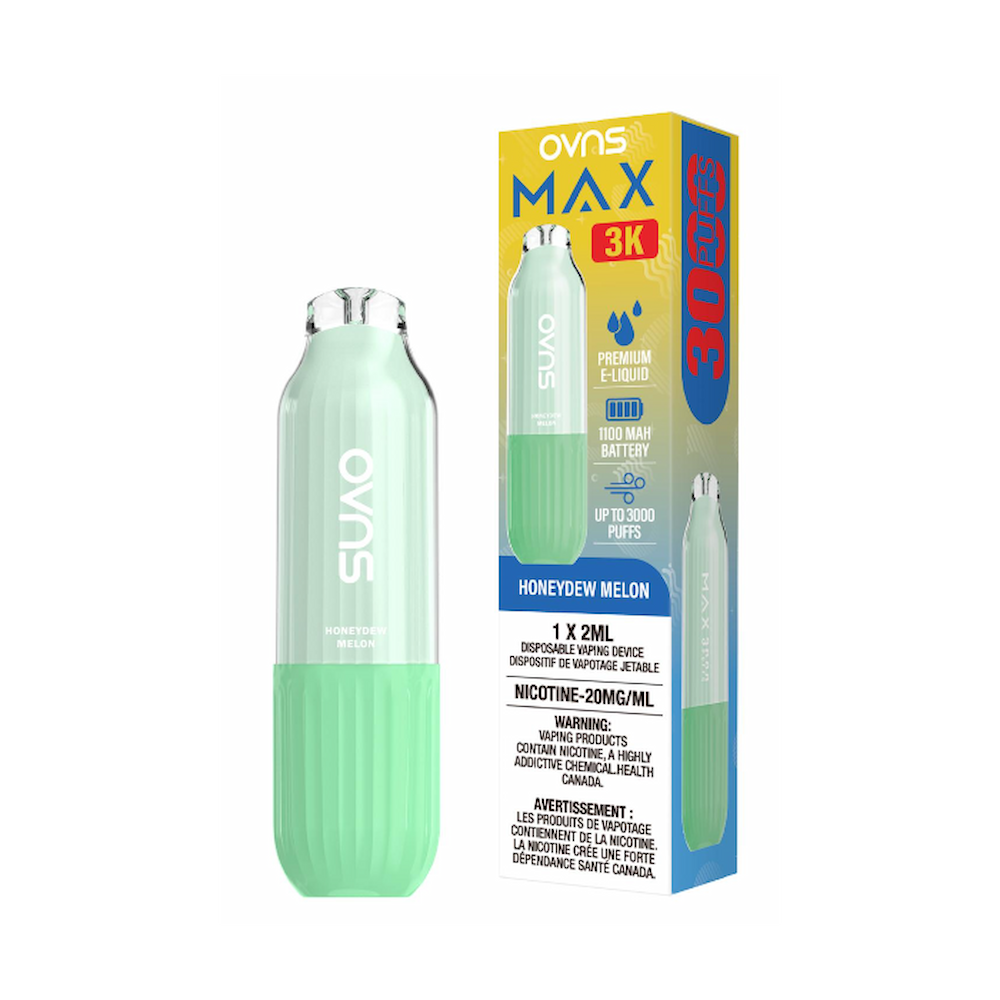OVNS Max 3k Puffs Disposable Vape - Honeydew Melon