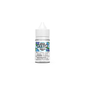 Iced Up Vape Juice Salt Nic - Blue Razz Ice (30mL)