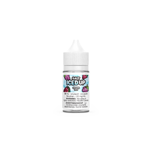 Iced Up Salt Nic Vape Juice - Grape Ice (30ml)