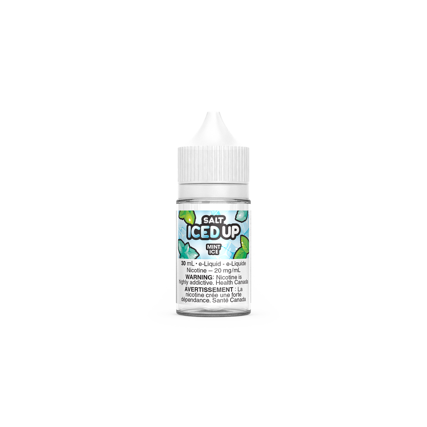 Iced Up Vape Juice Salt Nic - Mint  Ice (30mL)