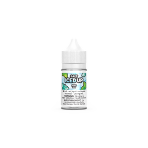 Iced Up Vape Juice Salt Nic - Mint  Ice (30mL)