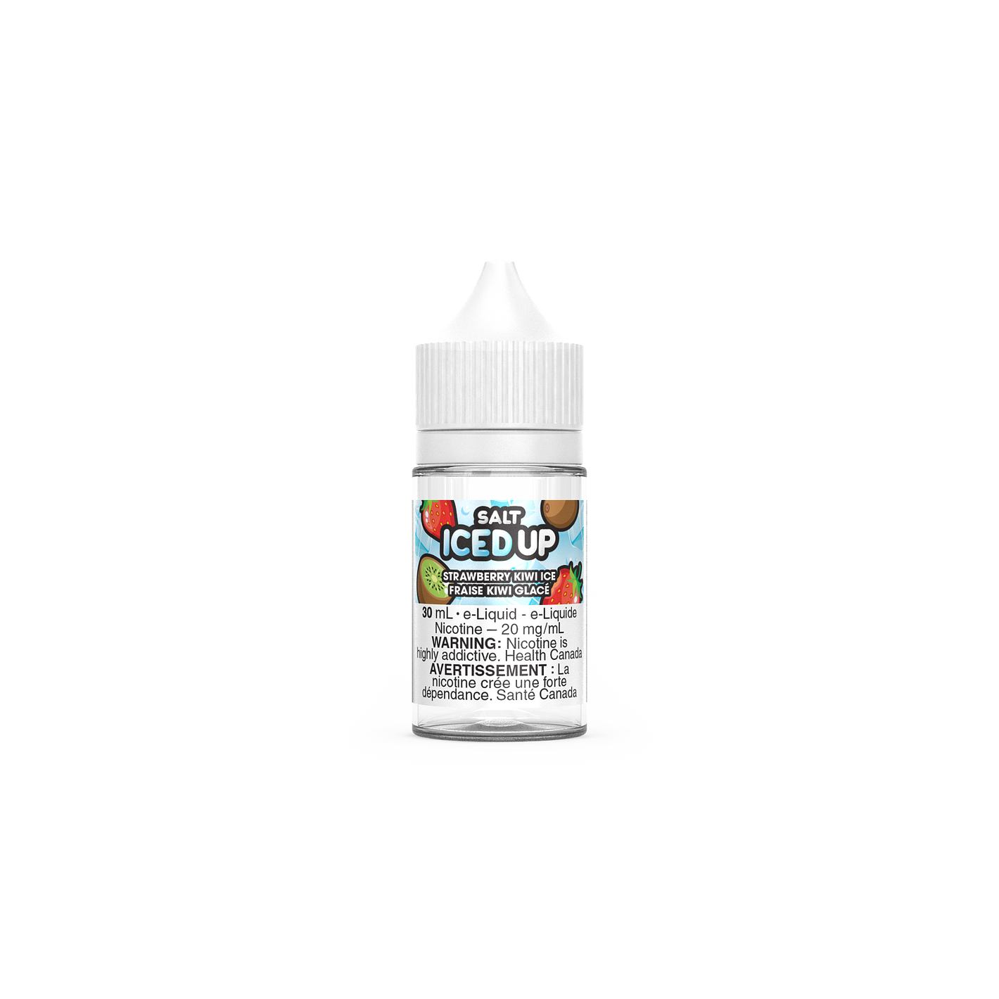 Iced Up Vape Juice Salt Nic - Strawberry Kiwi (30mL)