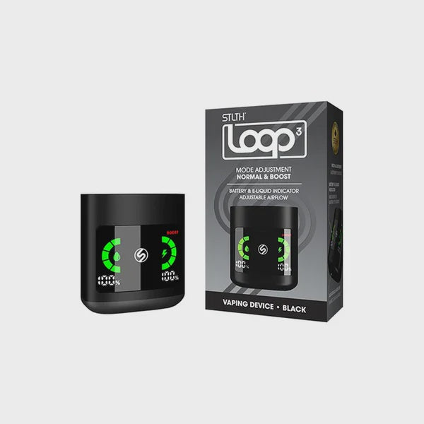 Stlth Loop3 Vaping Device (Black)