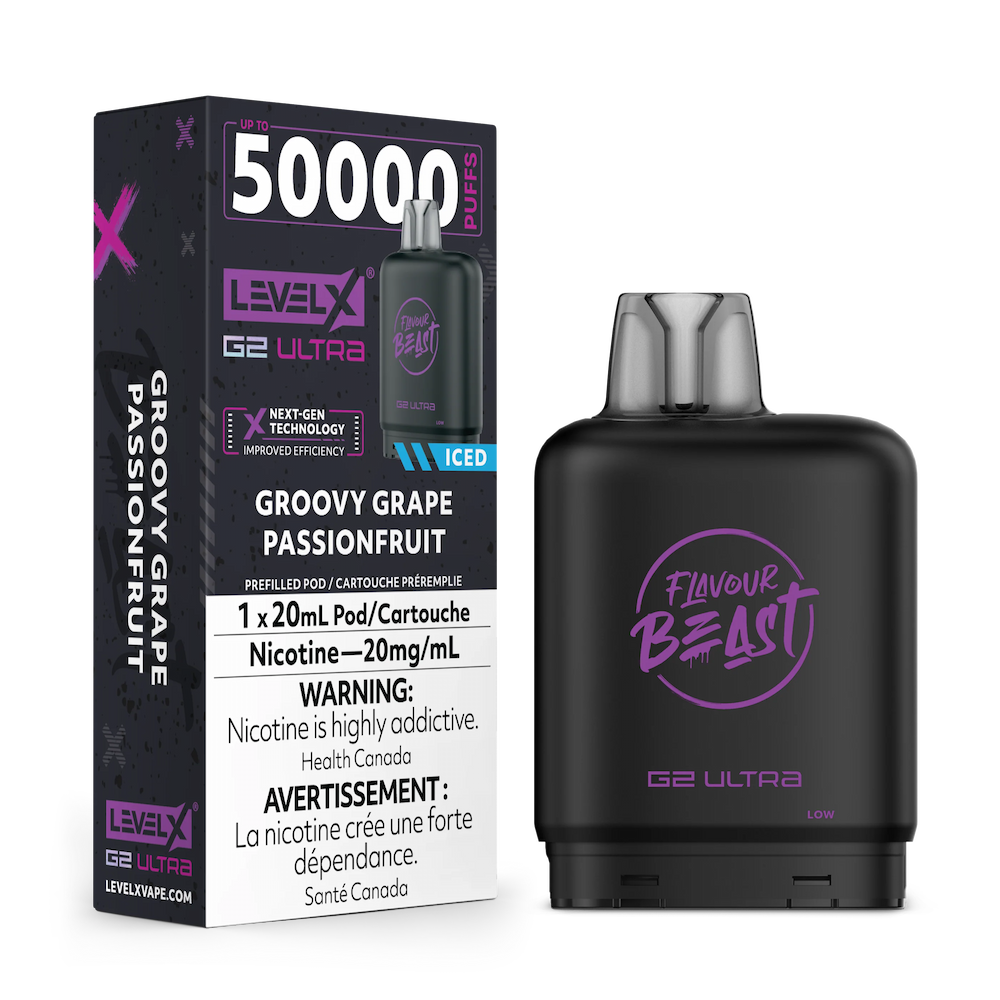 Level X Flavour Beast G2 Ultra - Groovy Grape Passionfruit