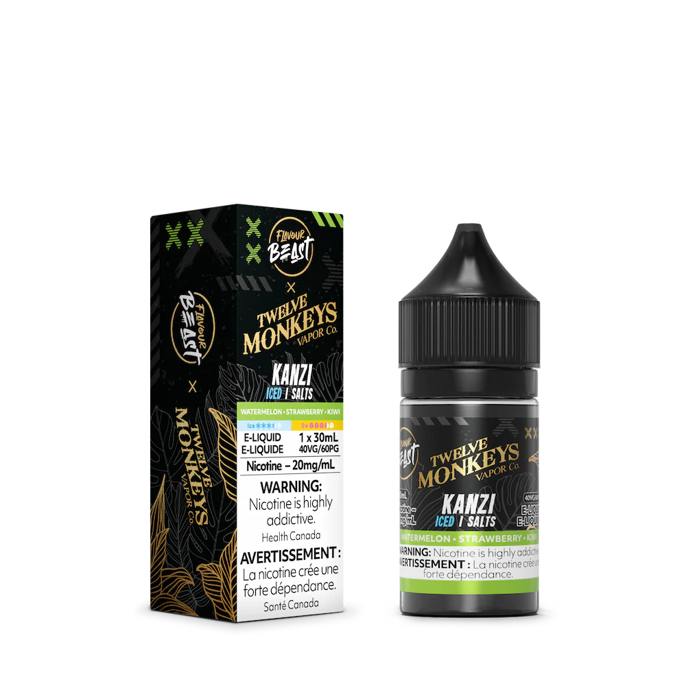 Flavour Beast x Twelve Monkeys ICE Salt Nic Vape Juice - Kanzi (30ml)