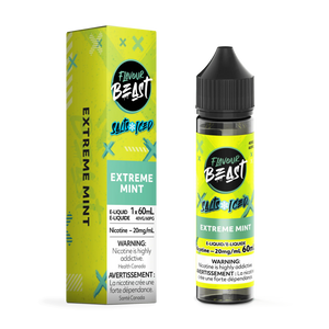 Flavour Beast Salts Iced Vape Juice - Extreme Mint (60ml)
