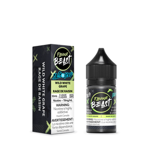 Flavour Beast ICE Salt Nic Vape Juice - Wild White Grape (30ml)