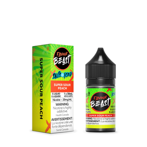 Flavour Beast ICE Salt Nic Vape Juice - Super Sour Peach (30ml)