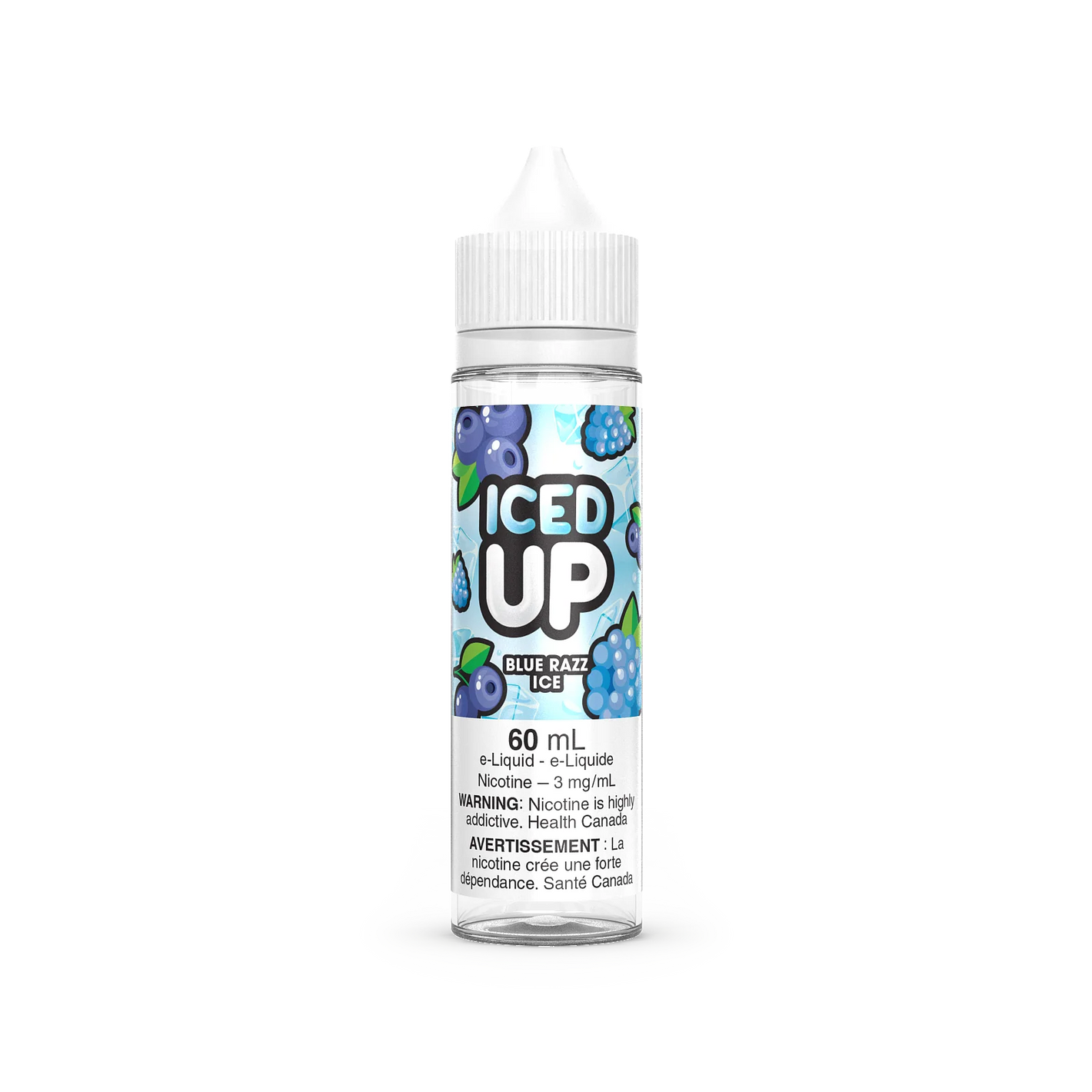Iced Up Juice Freebase - Blue Razz Ice (60 mL)