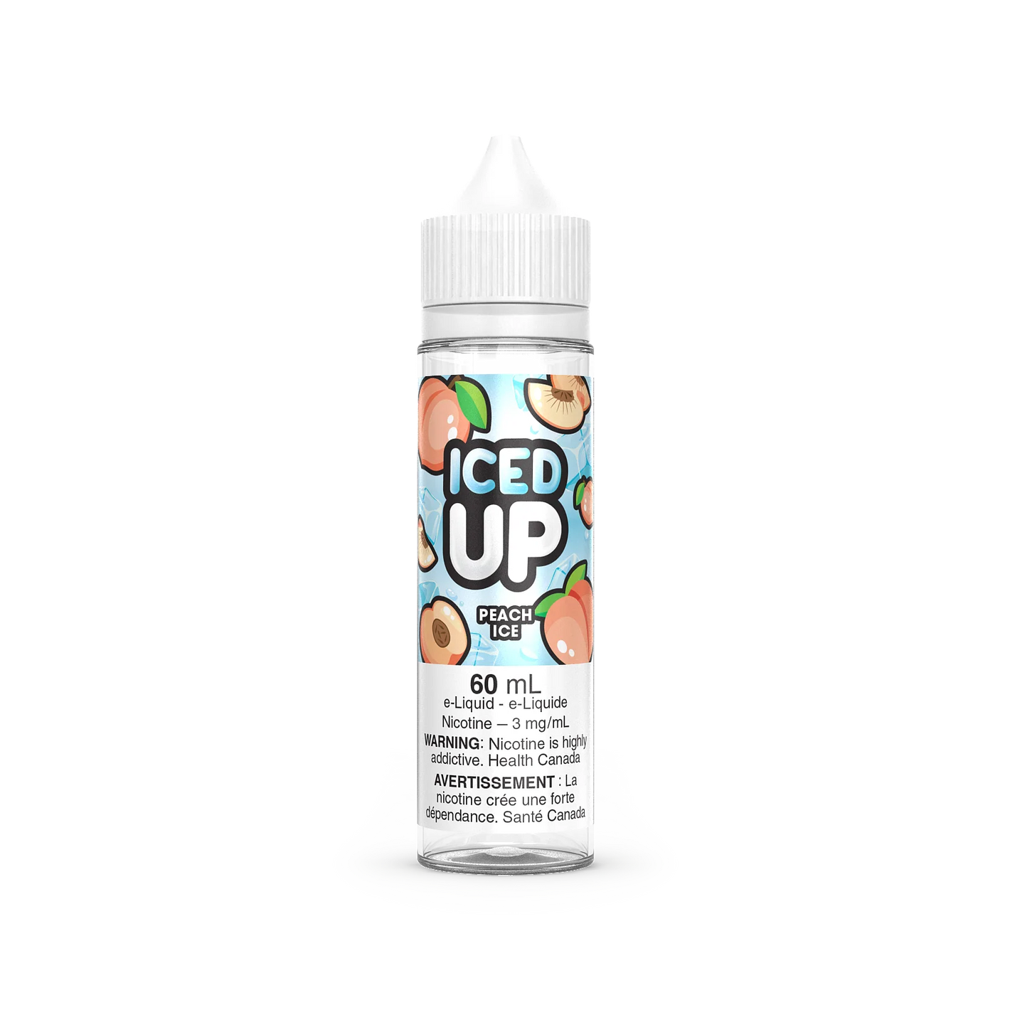 Iced Up Juice Freebase - Peach Ice (60 mL)