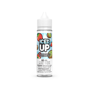 Iced Up Vape Juice  Freebase - Strawberry Kiwi Ice (60 mL)
