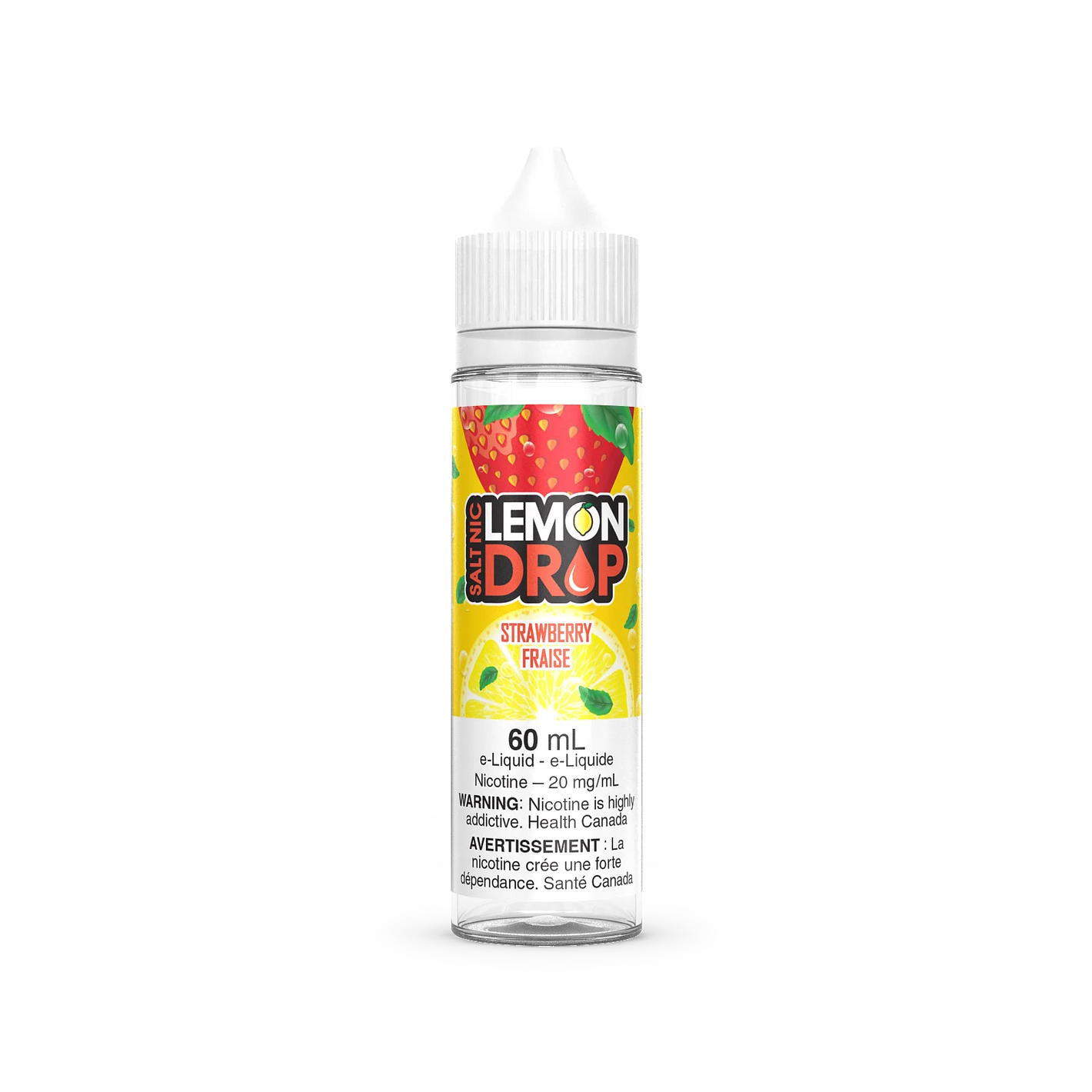 Lemon Drop Salt Nic Vape Juice– Strawberry (60mL)