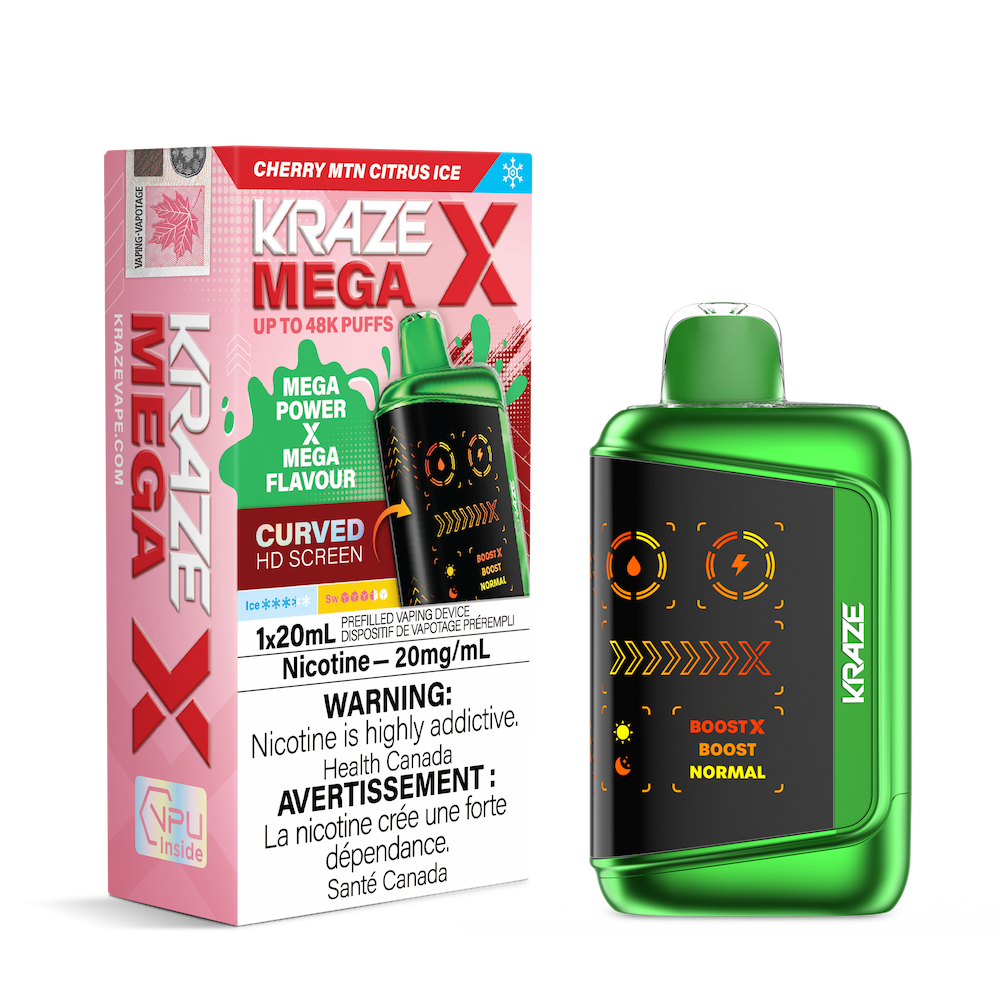 Kraze Mega X - Cherry Mtn Citrus Ice