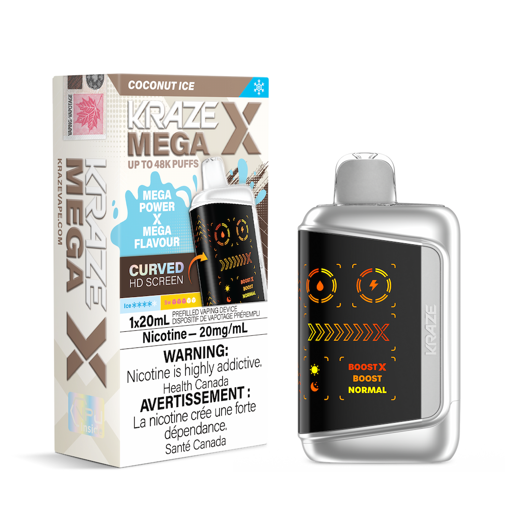 Kraze Mega X - Coconut Ice