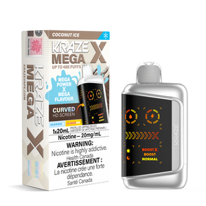 Kraze Mega X - Coconut Ice