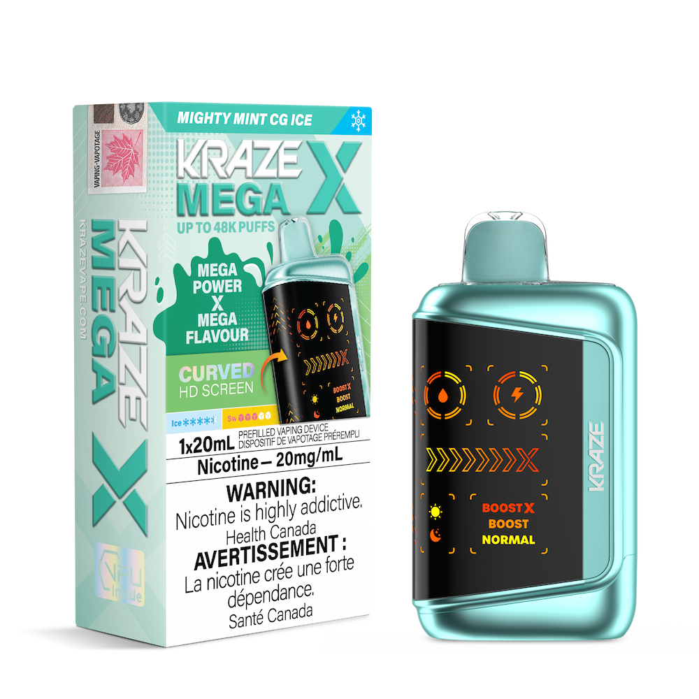 Kraze Mega X - Mighty Mint Cg Ice