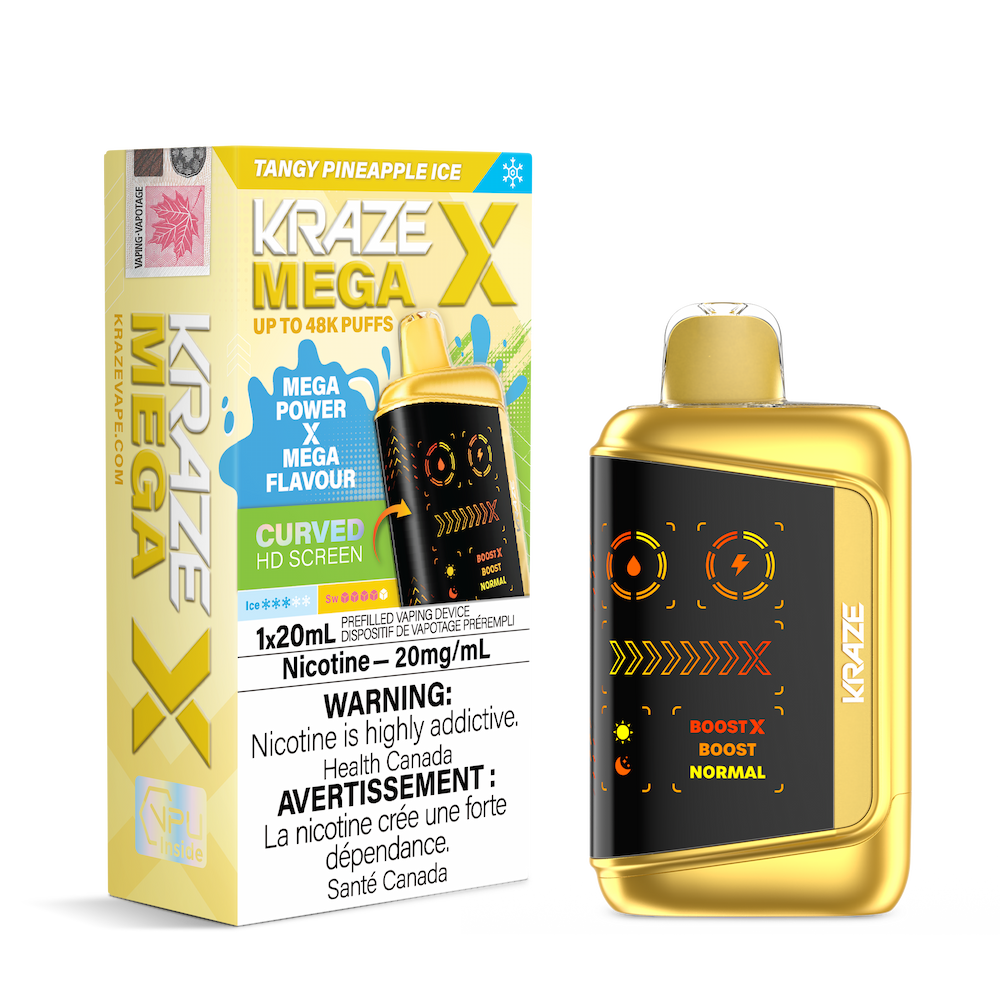 Kraze Mega X - Tangy Pineapple Ice