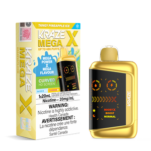 Kraze Mega X - Tangy Pineapple Ice