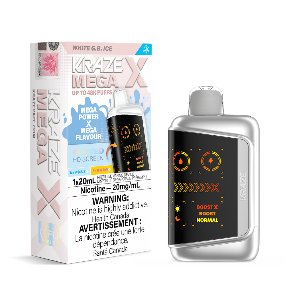 Kraze Mega X - White G.B. Ice