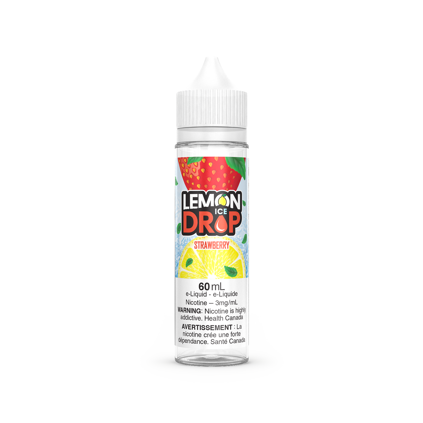 Lemon Drop ICE Vape Juice Freebase - Strawberry (60ml)