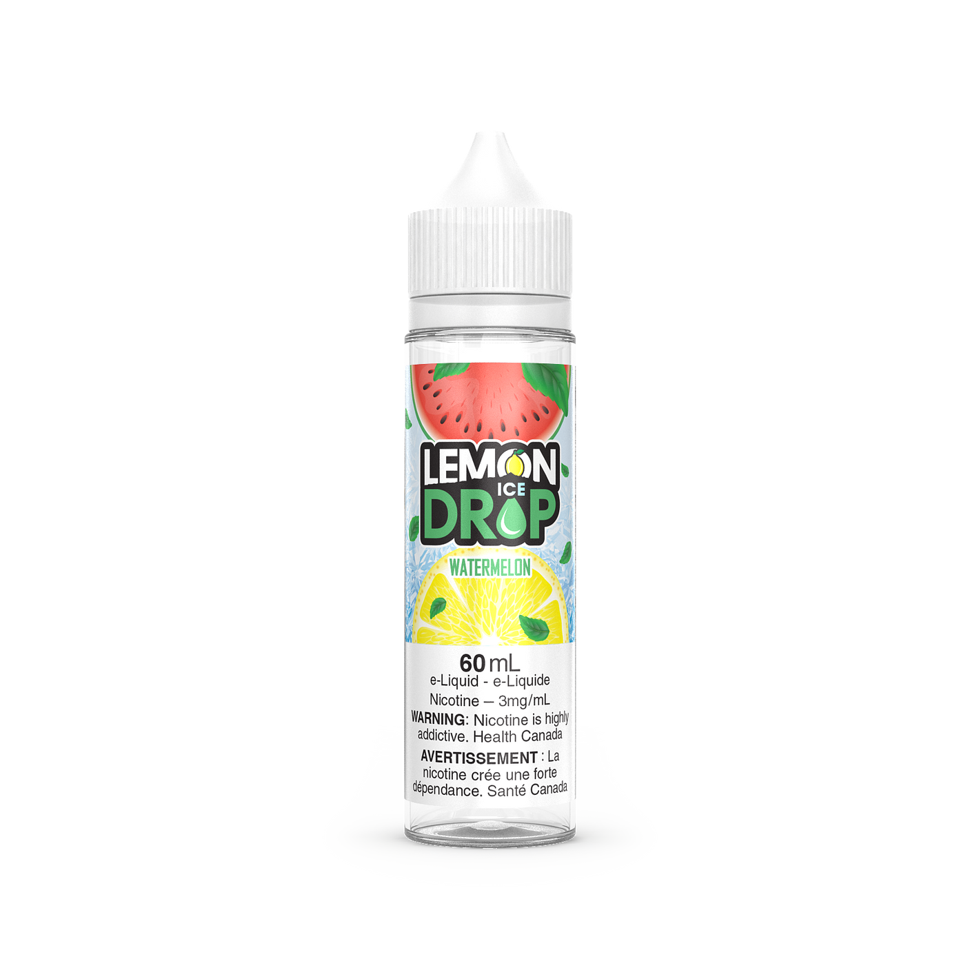 Lemon Drop ICE Vape Juice Freebase - Watermelon (60ml)