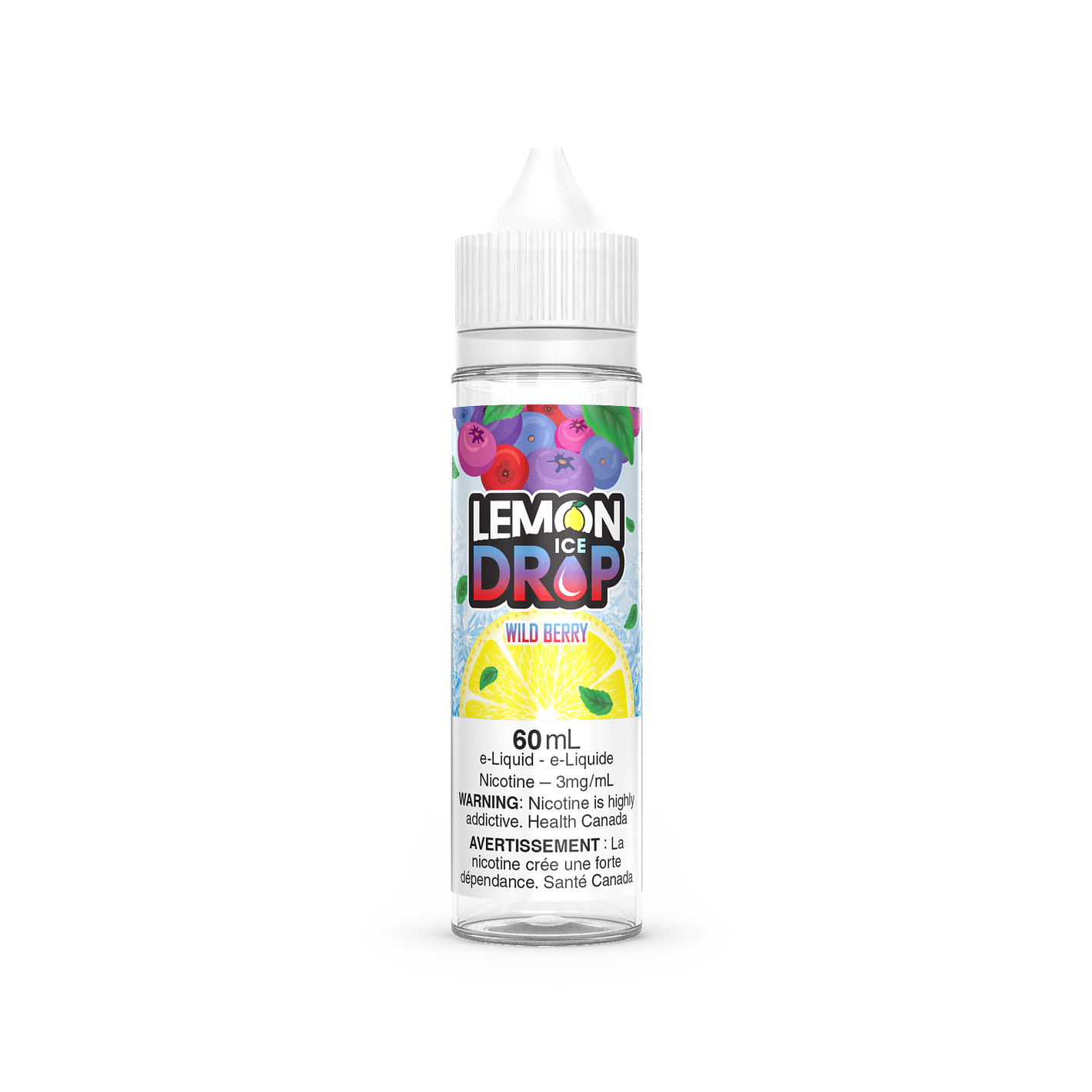 Lemon Drop ICE Vape Juice Freebase - Wild Berry(60ml)