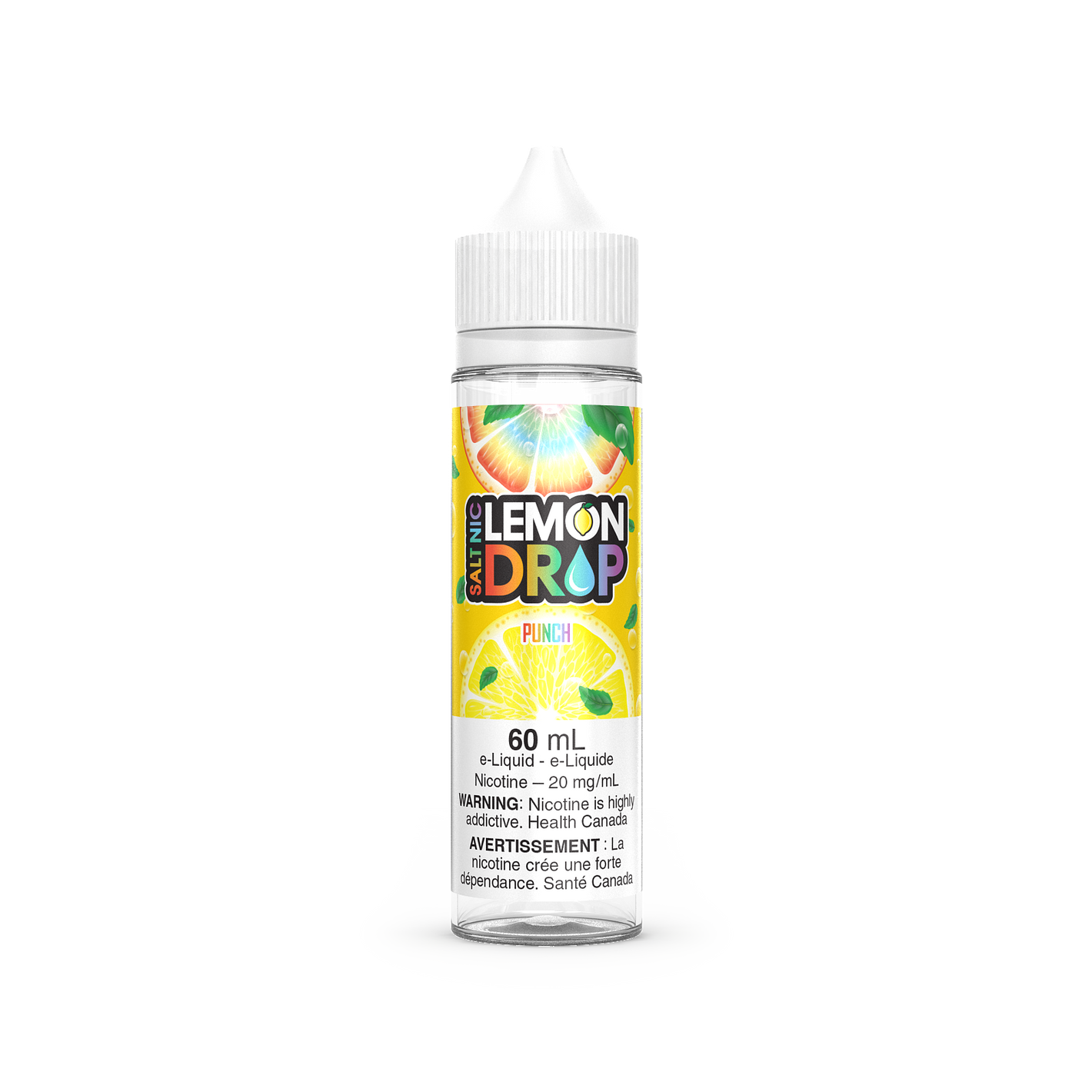 Lemon Drop Salt Nic Vape Juice– Punch (60mL)