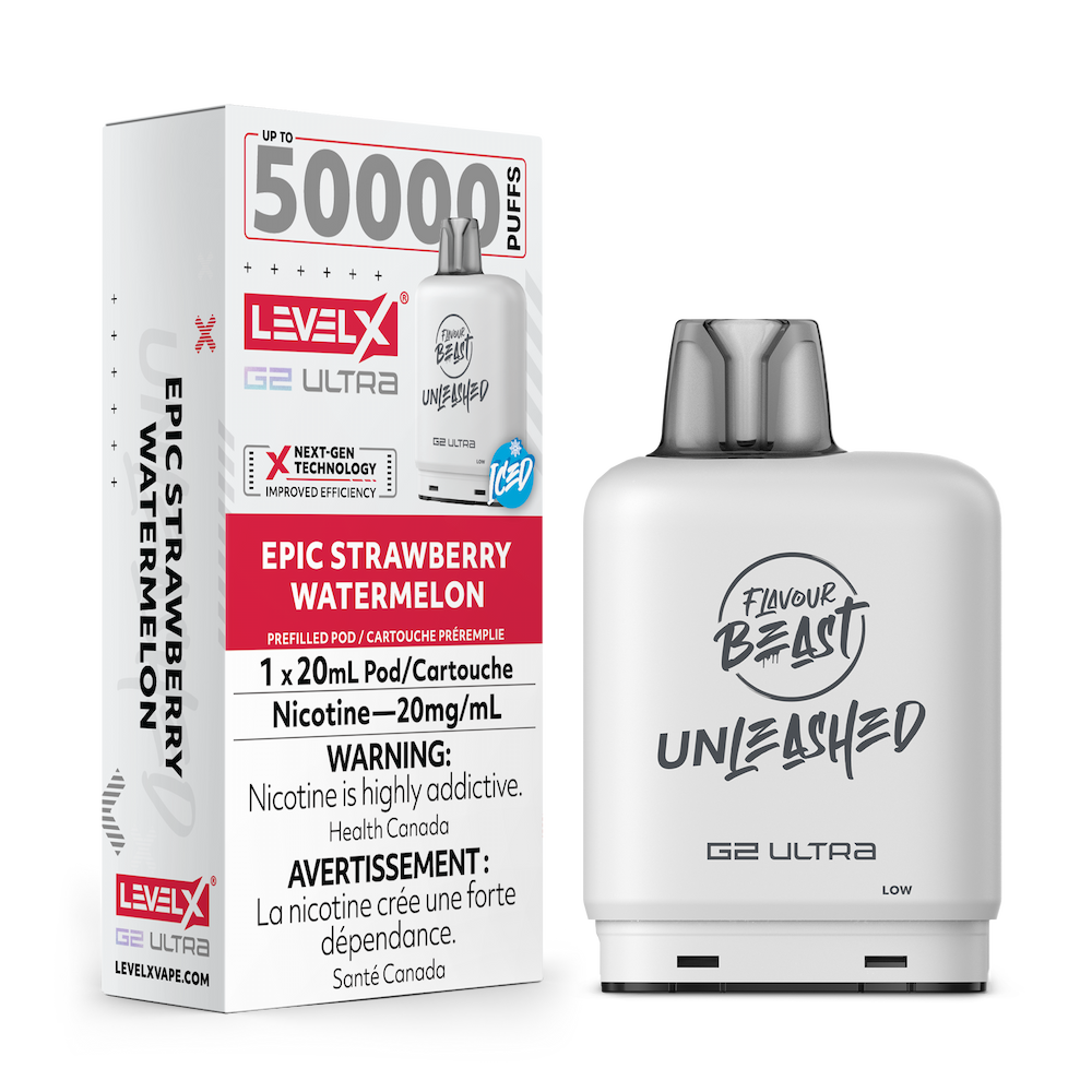 Level X Flavour Beast Unleashed G2 Ultra - Epic Strawberry Watermelon Iced