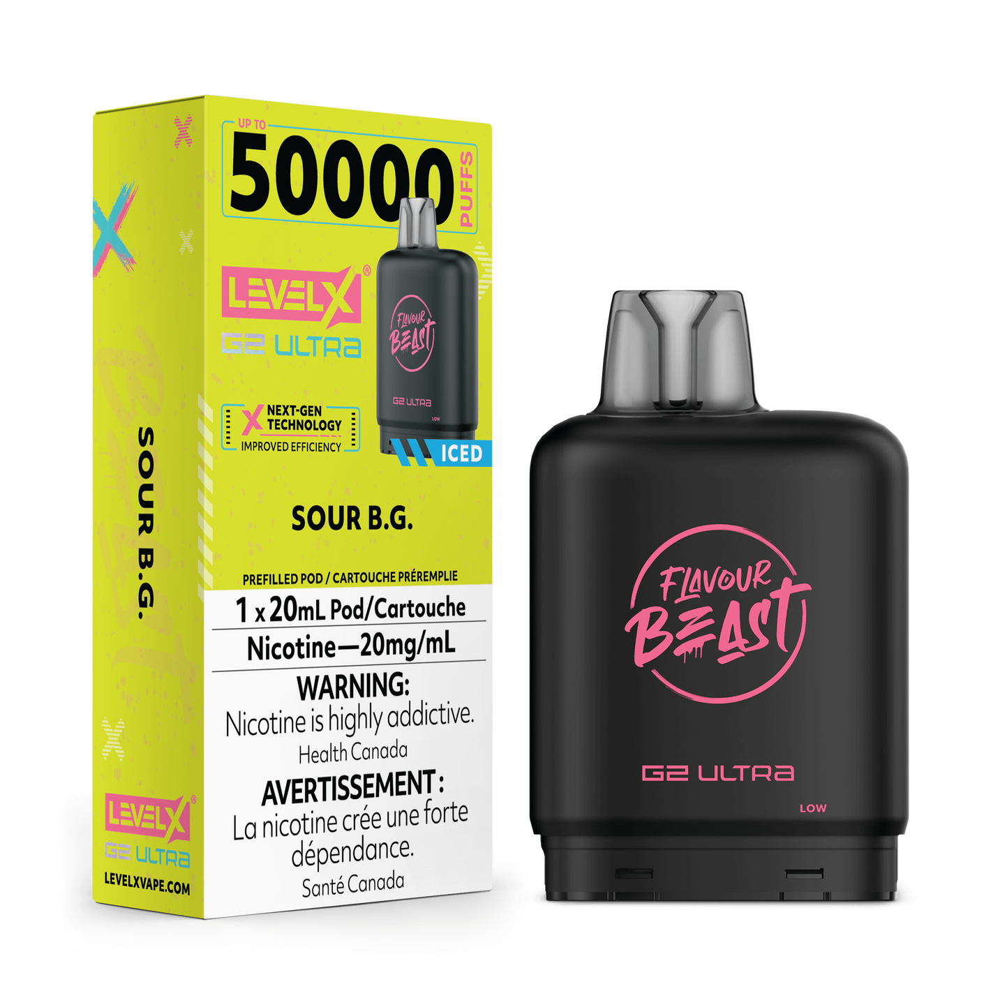 Level X Flavour Beast G2 Ultra - Sour B.G Iced