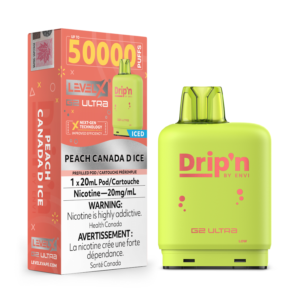 Level X Dripn G2 Ultra - Peach Canada D Ice