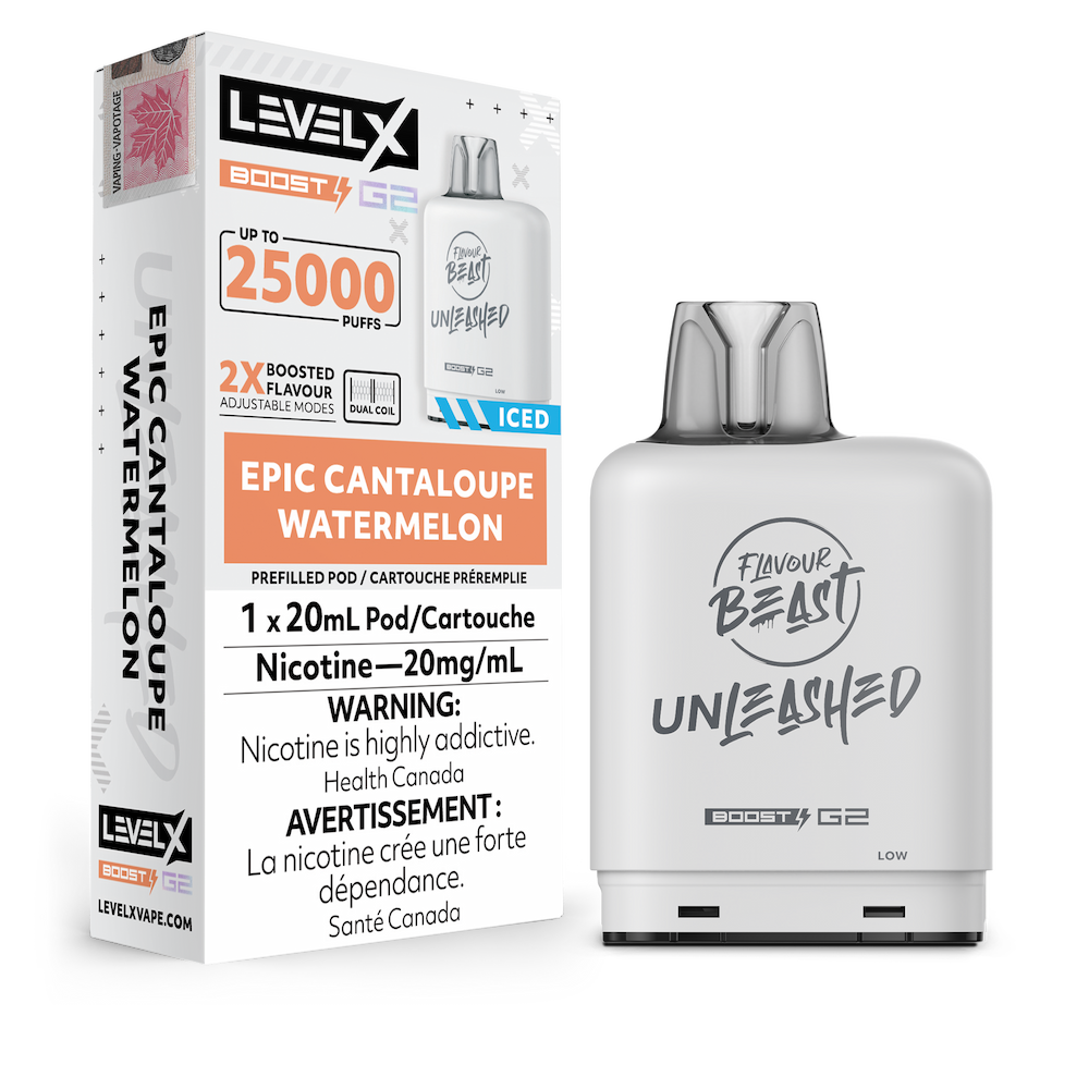 Level X Flavour Beast Unleashed Boost G2 - Epic Cantaloupe Watermelon
