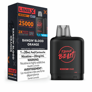 Level X Flavour Beast Boost G2 - Bangin' Blood Orange Iced
