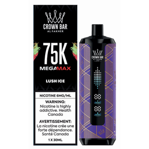 Al Fakher Crown Bar 75K Mega Max Disposable Vape - Lush Ice