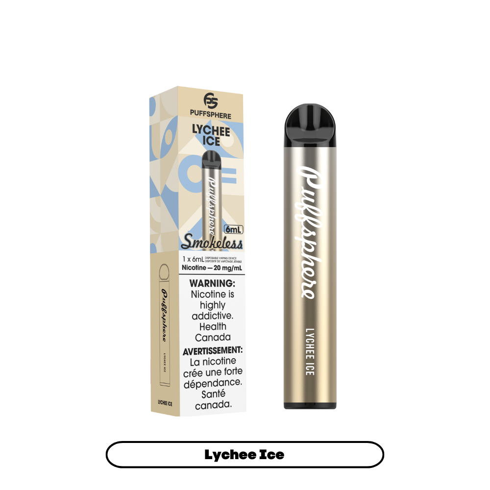 Puffsphere Smokeless Disposable Vape - Lychee Ice