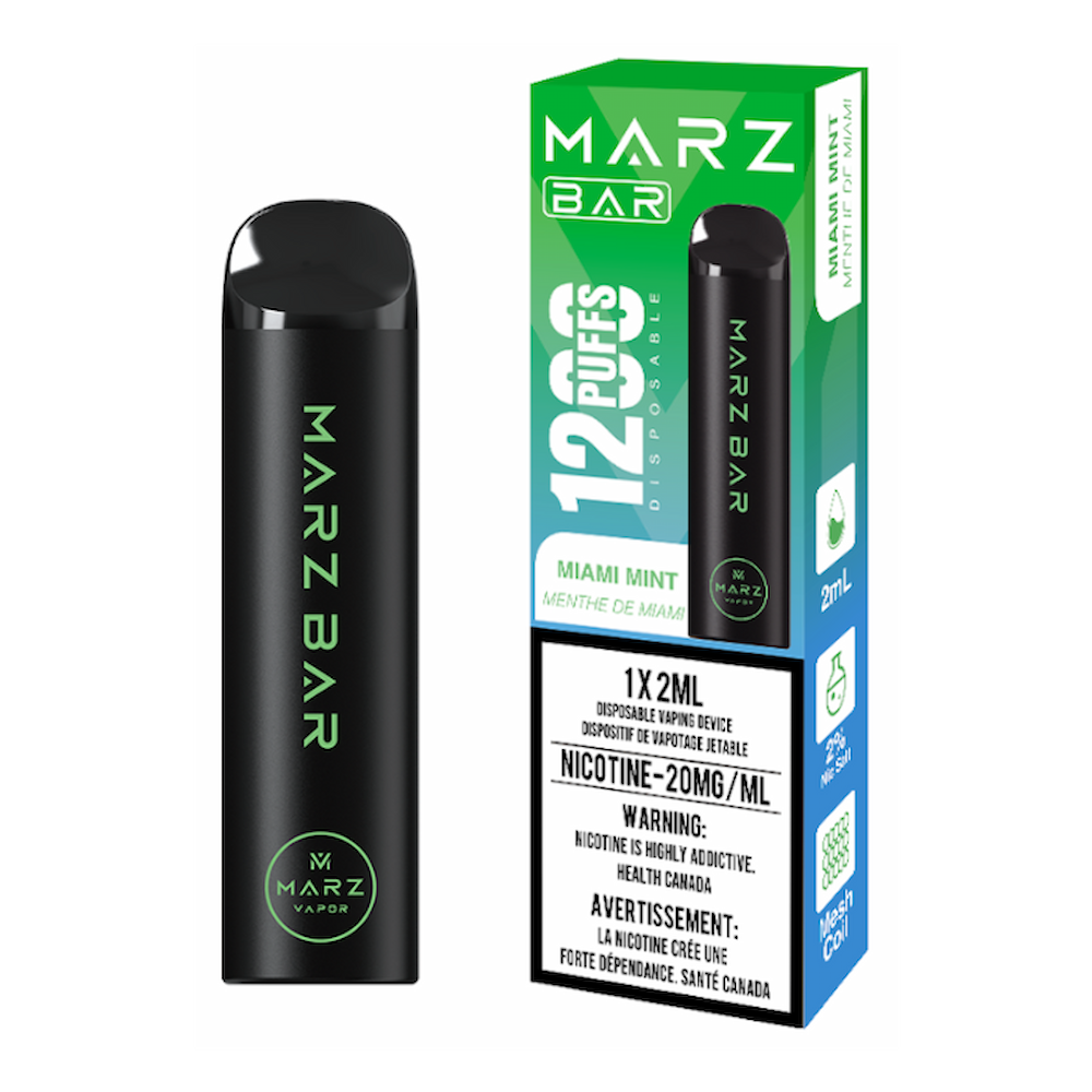 Marz Bar 1200 Disposable Vape - Miami Mint