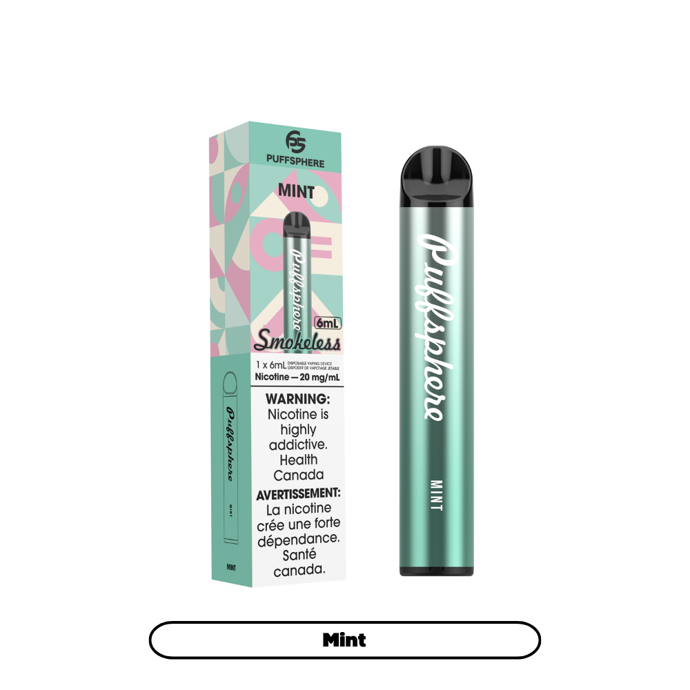 Puffsphere Smokeless Disposable Vape - Mint