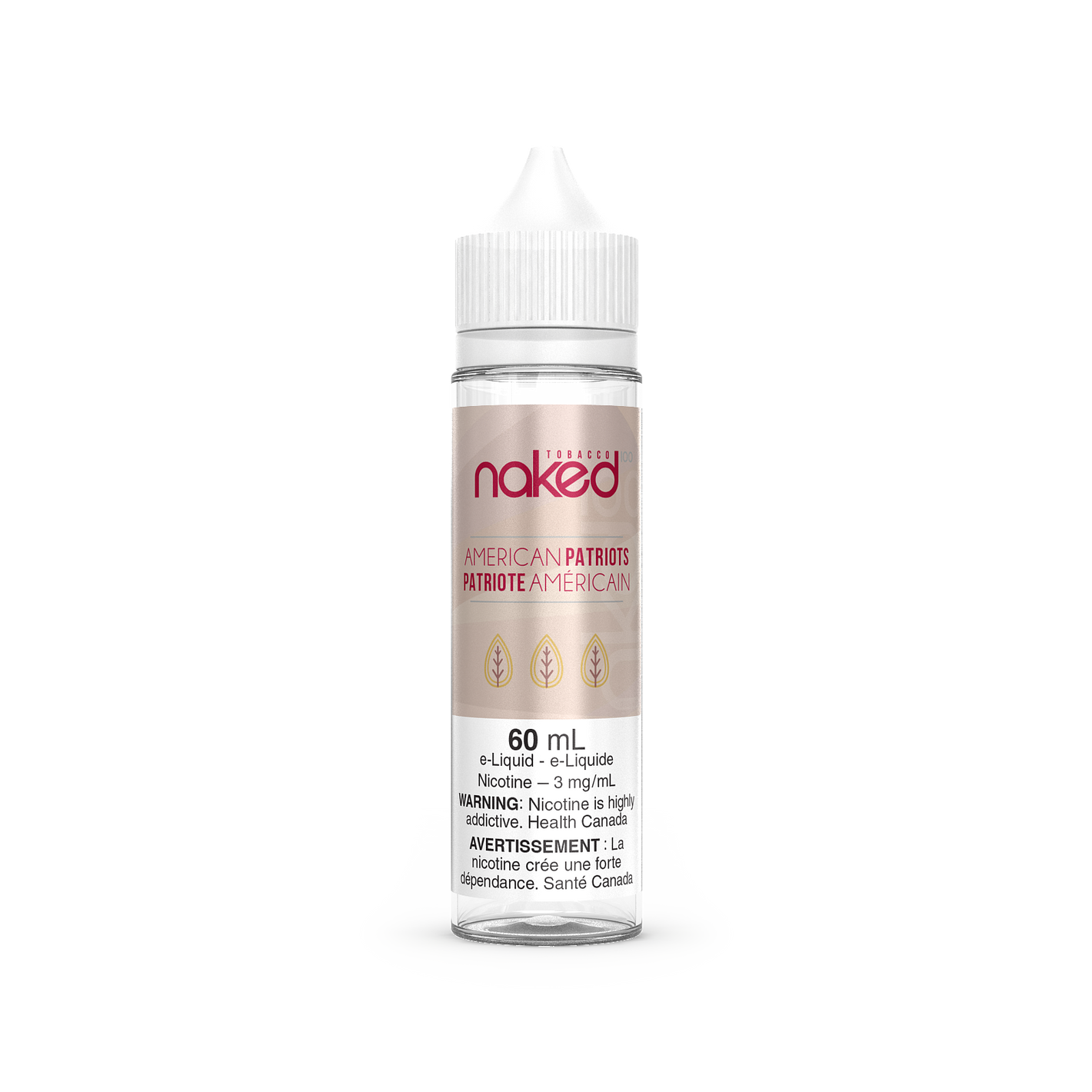 Naked 100 Vape Juice Freebase - American Patriots (60mL)