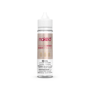 Naked 100 Vape Juice Freebase - American Patriots (60mL)