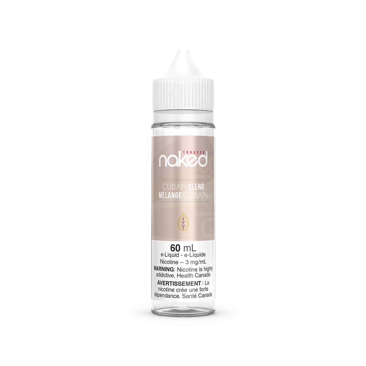 Naked 100 Vape Juice Freebase - Cuban Blend(60mL)