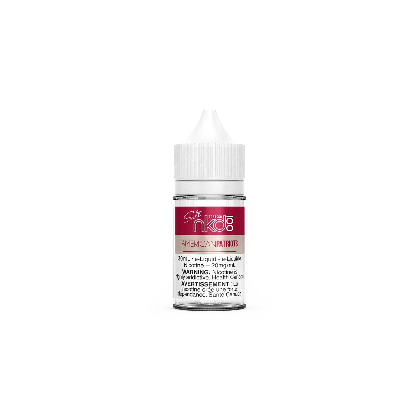Naked 100 Tobacco Vape Juice Salt Nic - American Patriots(30mL)