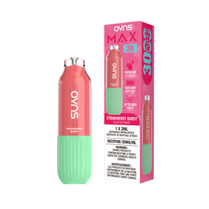 OVNS Max 3k Puffs Disposable Vape- Strawberry Burst