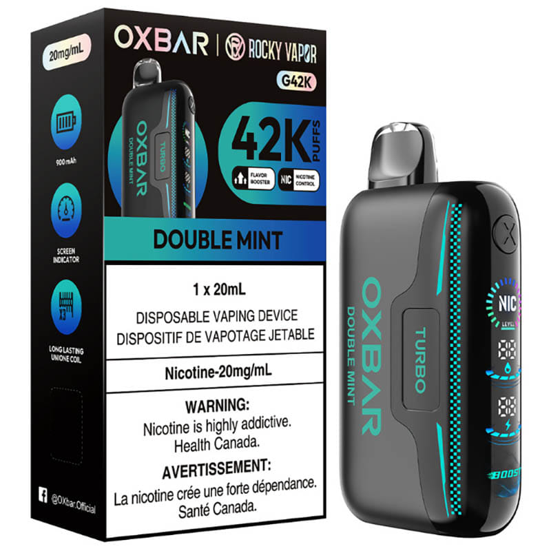 Oxbar G42K Disposable Vape- Double Mint