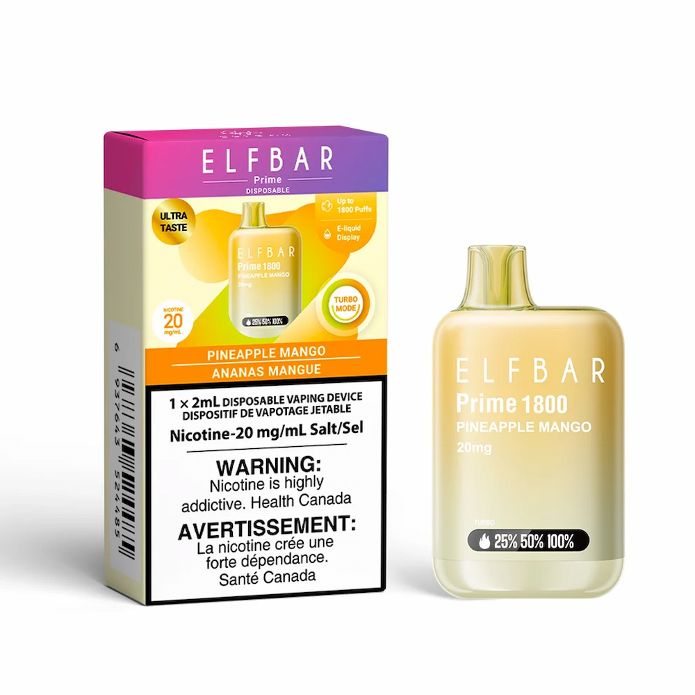 ELF Bar Prime 1800 Puffs - Pineapple Mango