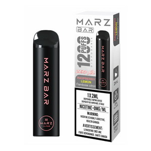 Marz Bar 1200 (Nicotine-Free) Disposable Vape - Raspberry Lemon
