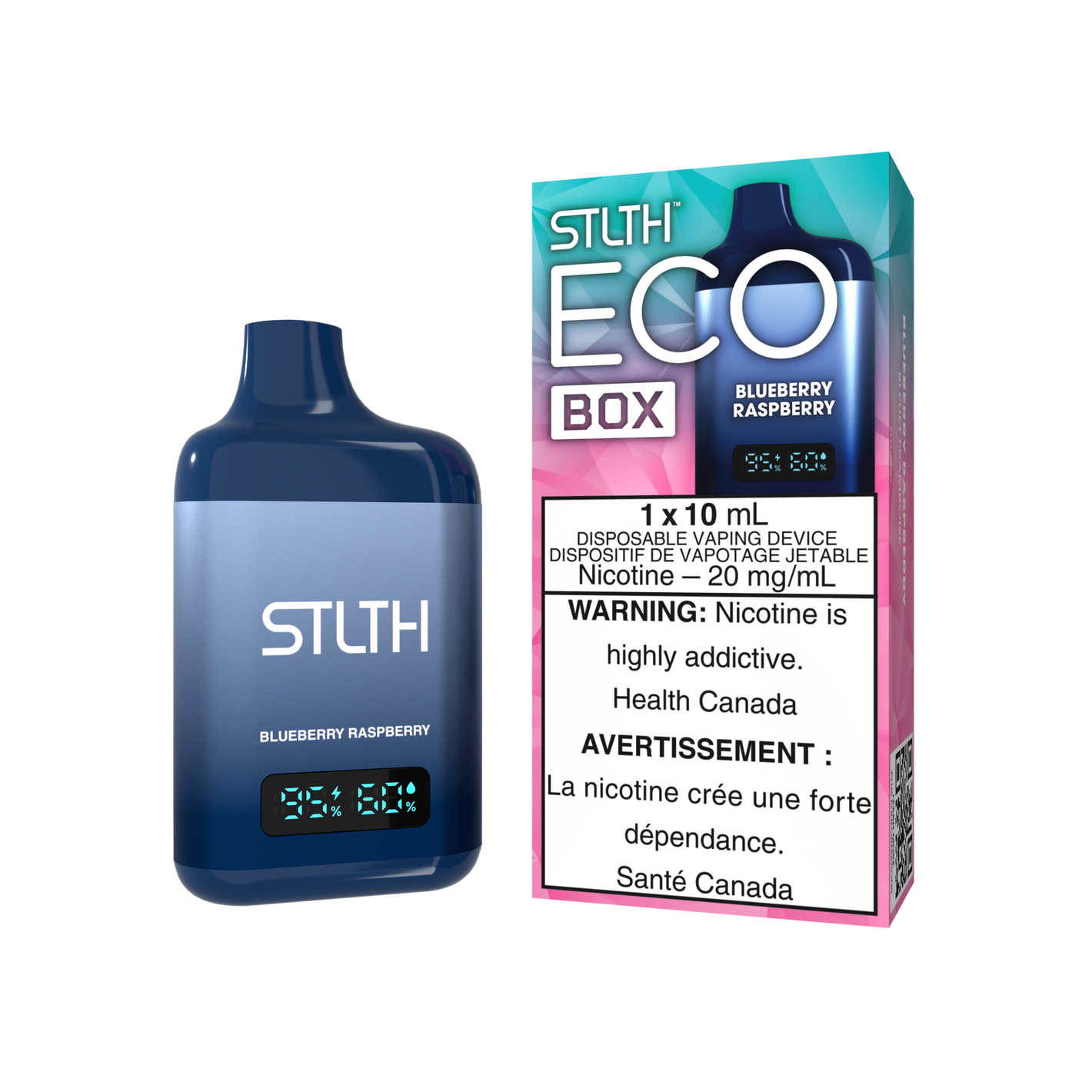 STLTH ECO Box Disposable Vape - Blueberry Raspberry