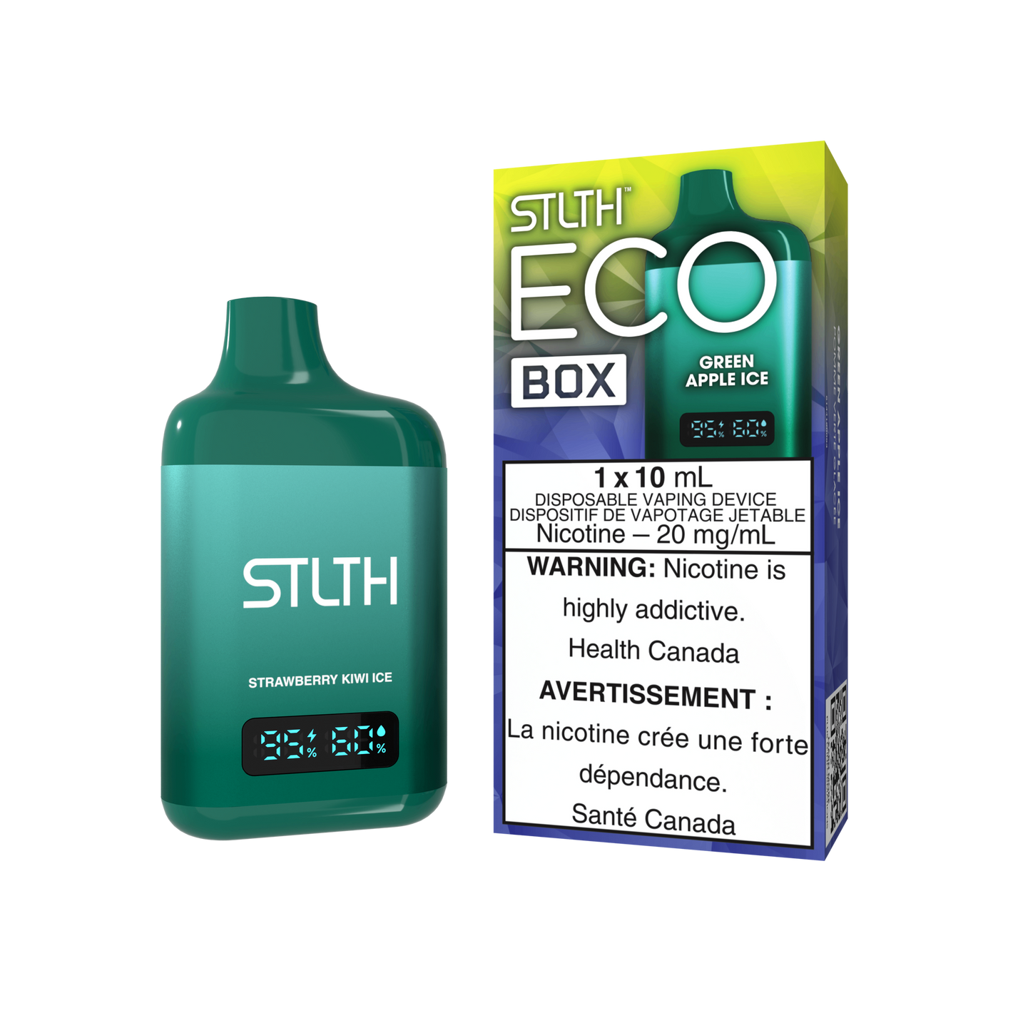 STLTH ECO Box Disposable Vape - Green Apple Ice